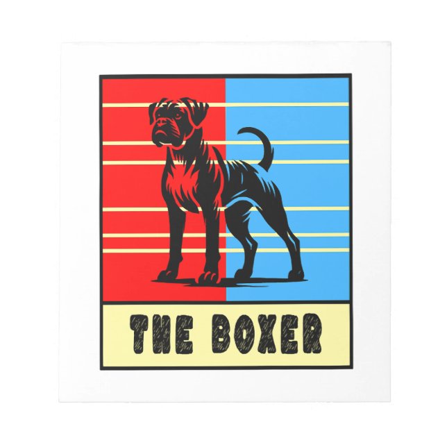 Bloco De Notas O Boxer - Cachorro Forte (Frente)