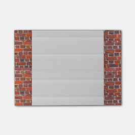 Bloco De Notas O Cargo-it® nota 4" x 6" tijolos loucos das