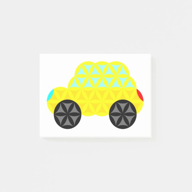 Bloco De Notas O Carro Da Vida - Formas Sagradas A1. (Frente)