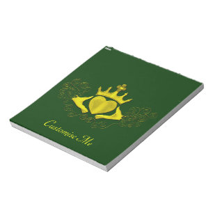 Bloco De Notas O Claddagh (ouro)