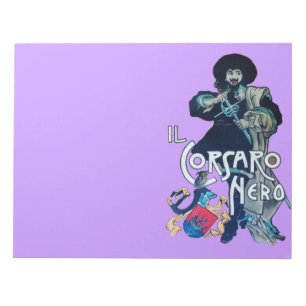 BLOCO DE NOTAS O CORSAIR PRETO