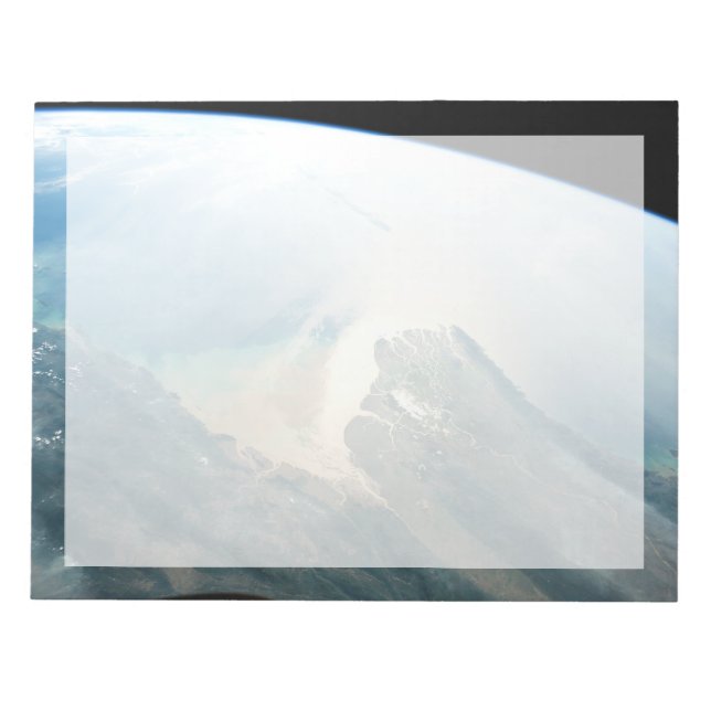 Bloco De Notas O Delta Do Rio Irrawaddy Na Birmânia (Myanmar). (Frente)