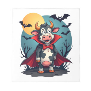 Bloco De Notas O Dracula Vaca Ressuscita