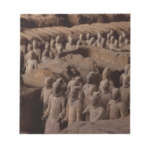 Bloco De Notas O Exército de guerreiros de terracota do Imperador
