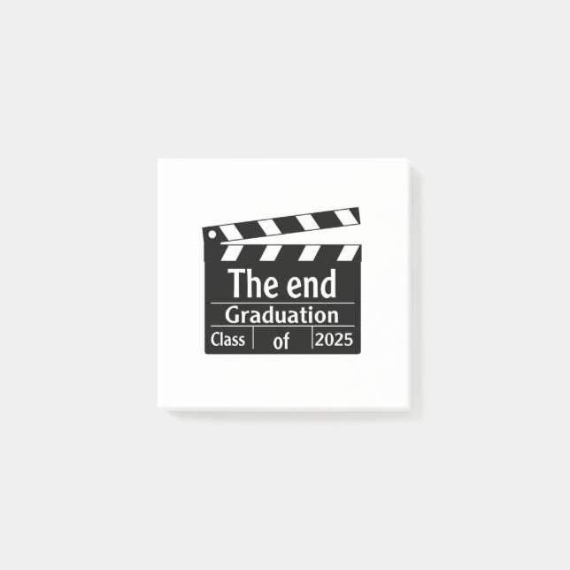 Bloco De Notas O Formando de Graduação Final do Cinema de 2025 (Frente)