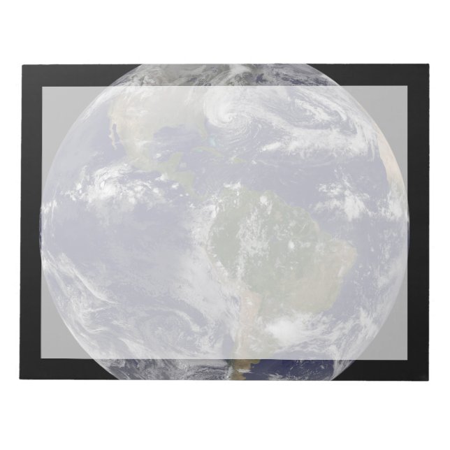 Bloco De Notas O Furacão Sandy Na Costa Leste Dos Eua. (Frente)