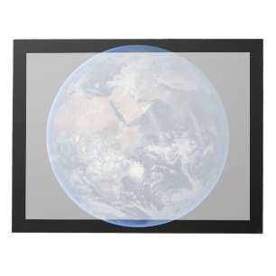 Bloco De Notas O Hemisfério Leste No Planeta Terra.