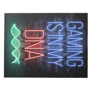 Bloco De Notas O jogo está no meu DNA