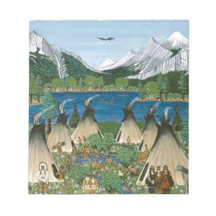 Bloco De Notas O Lago Nez Perce ~ Wallowa