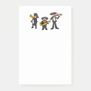 Bloco De Notas O Mariachi mexicano une desenhos animados