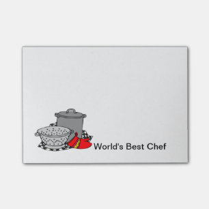 Bloco De Notas O melhor cozinheiro chefe do mundo