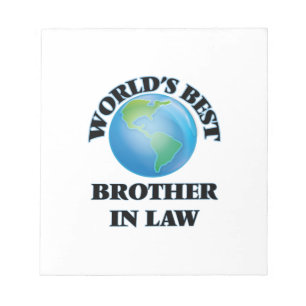 Bloco De Notas O melhor cunhado do mundo