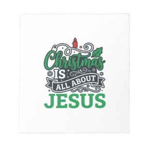 Bloco De Notas O Natal é Tudo Sobre o Design de Jesus
