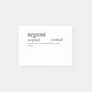 Bloco De Notas O Negroni - O cocktail favorito da Itália