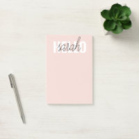 O Pastel Moderno Pink Hello E Você Nome