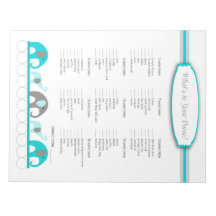 O que há no seu jogo de Chá de fraldas Elefante