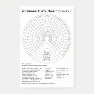 Bloco De Notas O Rastreador de Habitação das Raparigas Arco-Íris