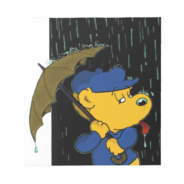 Bloco De Notas O sabor da chuva de Ferald (Frente)