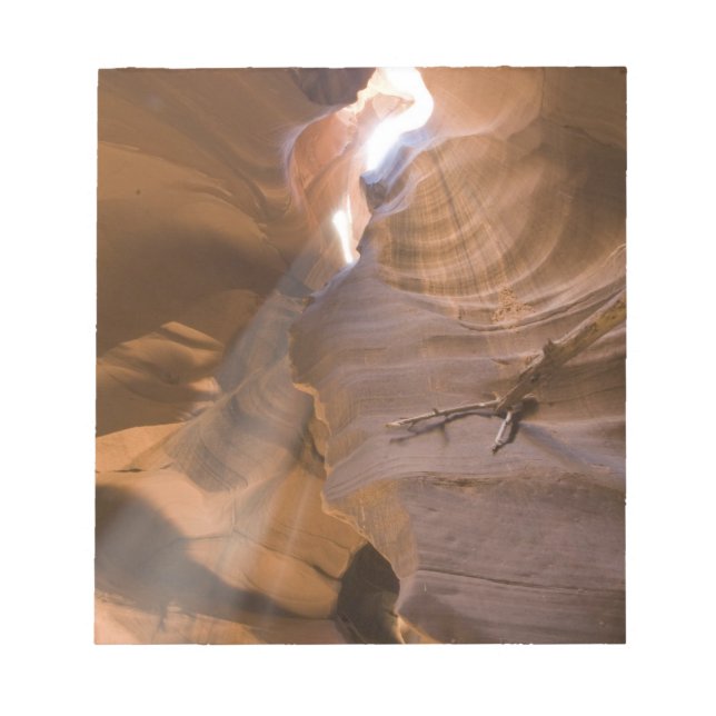 Bloco De Notas O saca-rolhas no Upper Antelope Canyon, Navajo (Frente)