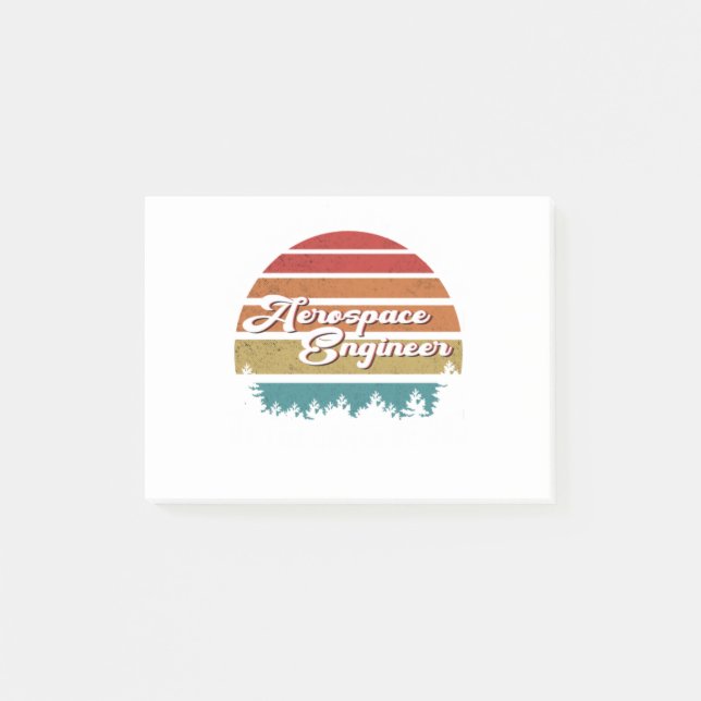 Bloco De Notas O trabalho de camiseta de Engenheiro aeroespacial  (Frente)