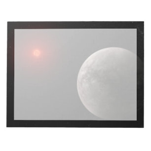 Bloco De Notas O Trapist-1 B do Exoplaneta Quente Rocky.