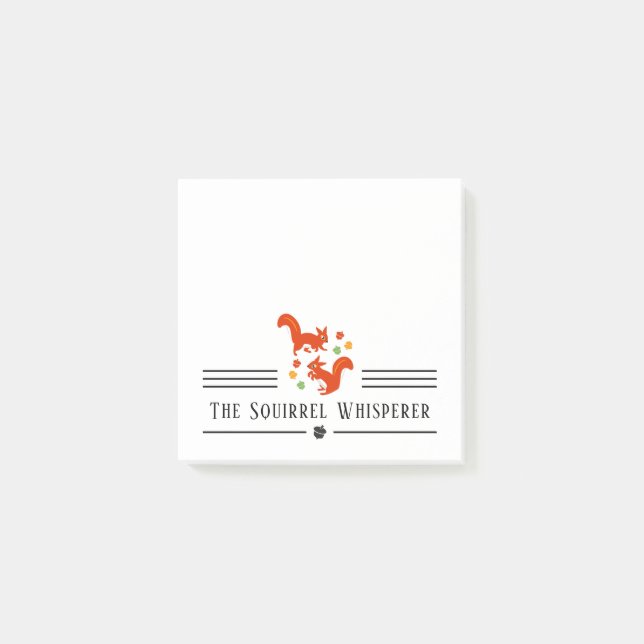 Bloco De Notas O Whisperer de Esquilo (Frente)