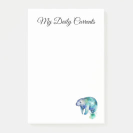 Bloco De Notas Oceanic Whisper Manatee, custom