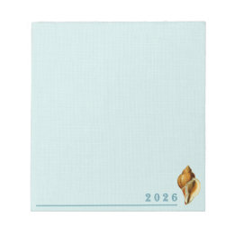 Bloco de Notas Oceano Azul Concha