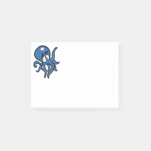 Bloco De Notas Octopus Azul