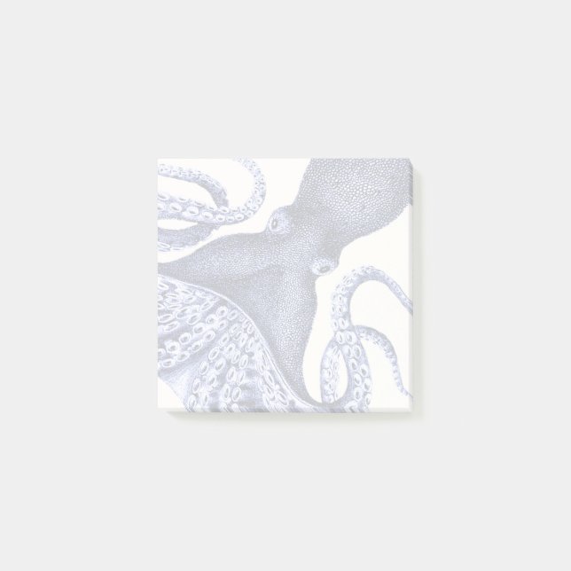 Bloco De Notas Octopus Azul Paisagem (Frente)