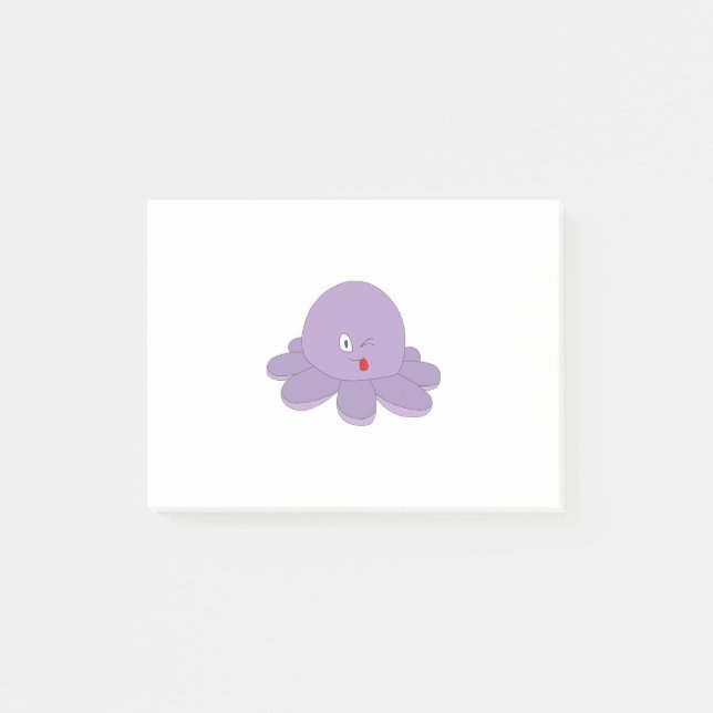 Bloco De Notas Octopus bonito (Frente)