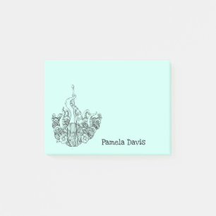 Bloco De Notas Octopus de Crocheting Personalizado