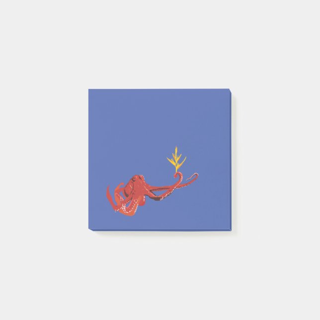 Bloco De Notas Octopus Gentleman (Frente)