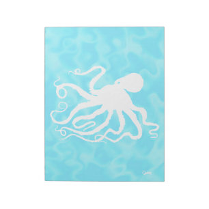 Bloco De Notas Octopus - Notepad de 11" x 8,5"