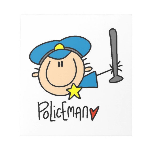 Bloco De Notas Ocupação de Policial (Frente)