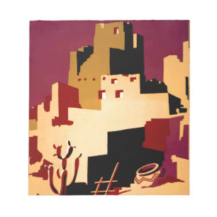 Bloco De Notas Oeste do Sudoeste Pueblo WPA Nacional