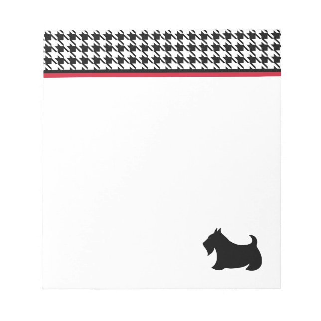 Bloco De Notas Oferta de Notepad da Escola de Terrier Office na E (Frente)