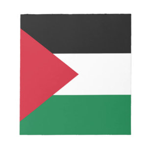 Bloco De Notas oficialmente pavilhão do Estado da Palestina