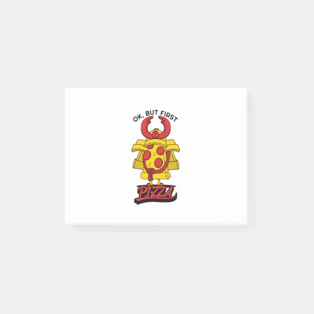 Bloco De Notas Ok, Mas Primeira Pizza (Frente)
