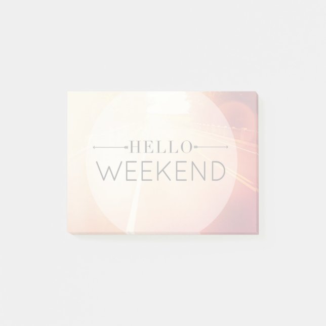 Bloco De Notas Olá Fim de Semana 3 (Frente)