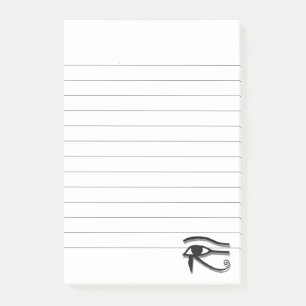 Bloco De Notas Olho De Horus Egípcio Símbolo De Tinta Linhado