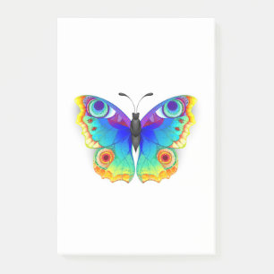 Bloco De Notas Olho Peacock da Borboleta Arco-Íris