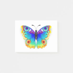 Bloco De Notas Olho Peacock da Borboleta Arco-Íris