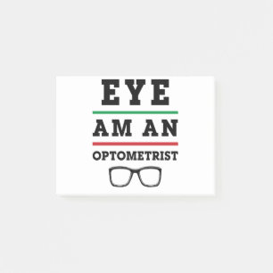 Bloco De Notas Olho Sou Optometria Engraçada Optometria