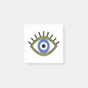 Bloco De Notas Olhos azuis, boa sorte, proteção dos olhos mau