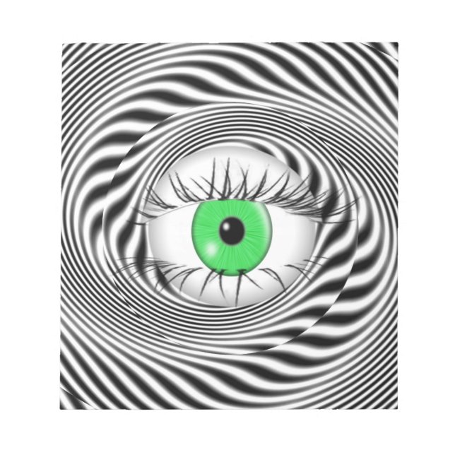 BLOCO DE NOTAS OLHOS HIPNÓTICOS - HIPNOTISTA (Frente)