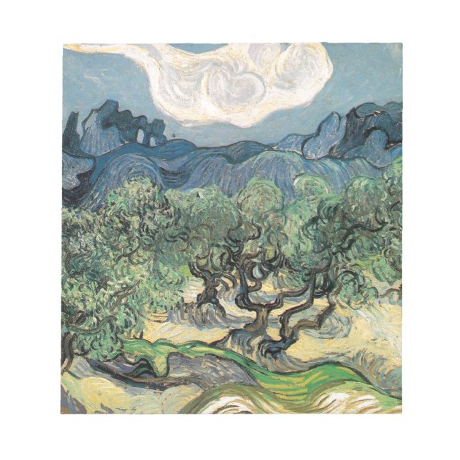 Bloco De Notas Oliveiras, Vincent van Gogh (Frente)
