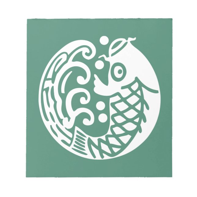 Bloco De Notas Onda de carpa (Frente)