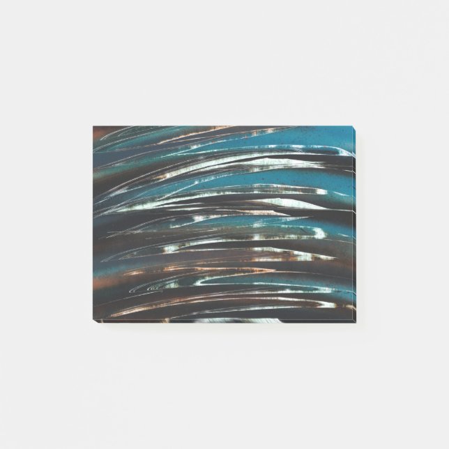 Bloco De Notas Onda Gráfica Grunge (Frente)