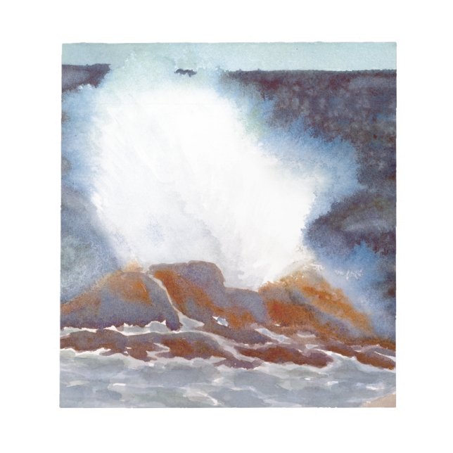 Bloco De Notas Onda Oceânica (Frente)